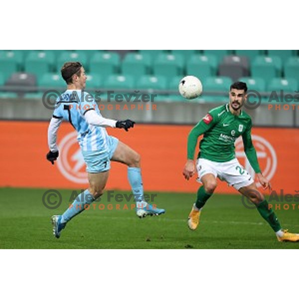  in action during Prva Liga Telekom Slovenije 2020-2021 football match between Olimpija and Gorica in SRC Stozice, Ljubljana, Slovenia on December 19, 2020