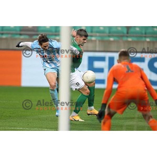  in action during Prva Liga Telekom Slovenije 2020-2021 football match between Olimpija and Gorica in SRC Stozice, Ljubljana, Slovenia on December 19, 2020