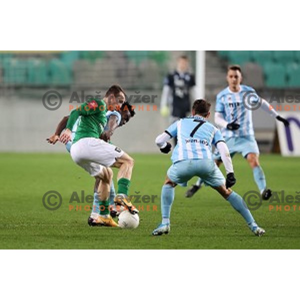  in action during Prva Liga Telekom Slovenije 2020-2021 football match between Olimpija and Gorica in SRC Stozice, Ljubljana, Slovenia on December 19, 2020