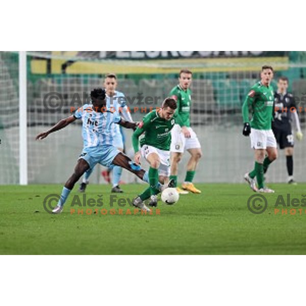  in action during Prva Liga Telekom Slovenije 2020-2021 football match between Olimpija and Gorica in SRC Stozice, Ljubljana, Slovenia on December 19, 2020