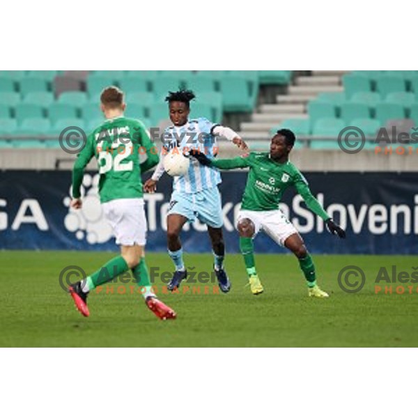  in action during Prva Liga Telekom Slovenije 2020-2021 football match between Olimpija and Gorica in SRC Stozice, Ljubljana, Slovenia on December 19, 2020