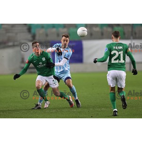  in action during Prva Liga Telekom Slovenije 2020-2021 football match between Olimpija and Gorica in SRC Stozice, Ljubljana, Slovenia on December 19, 2020