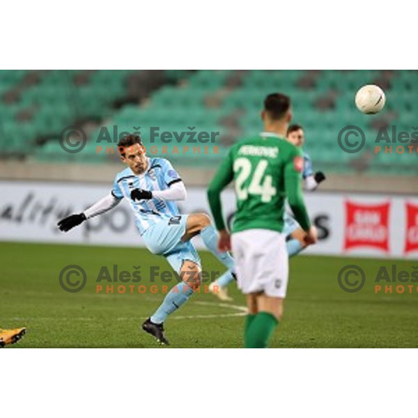  in action during Prva Liga Telekom Slovenije 2020-2021 football match between Olimpija and Gorica in SRC Stozice, Ljubljana, Slovenia on December 19, 2020