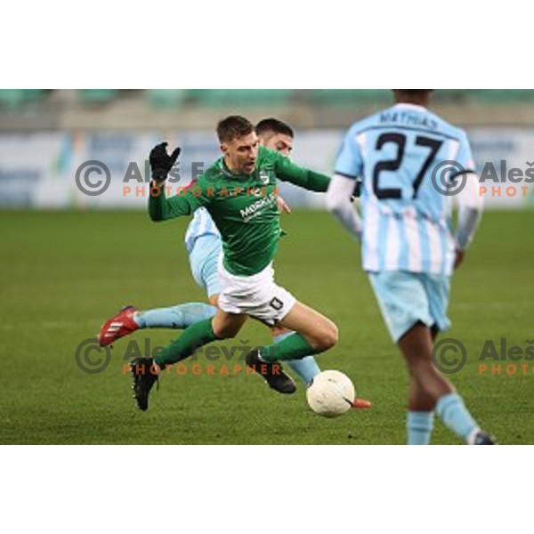  in action during Prva Liga Telekom Slovenije 2020-2021 football match between Olimpija and Gorica in SRC Stozice, Ljubljana, Slovenia on December 19, 2020