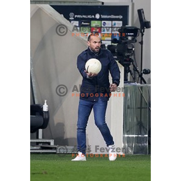 Dino Skender during Prva Liga Telekom Slovenije 2020-2021 football match between Olimpija and Gorica in SRC Stozice, Ljubljana, Slovenia on December 19, 2020
