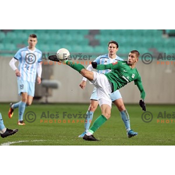 Zeljkovic during Prva Liga Telekom Slovenije 2020-2021 football match between Olimpija and Gorica in SRC Stozice, Ljubljana, Slovenia on December 19, 2020