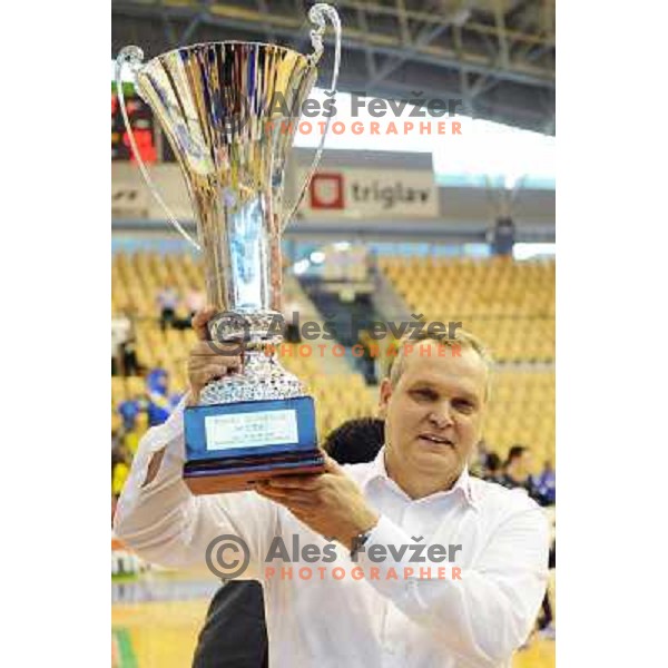 Matjaz Tominec at the Final of the slovenian handball cup for men 2008 Gold Club - Cimos Koper at Zlatorog hall, Celje 