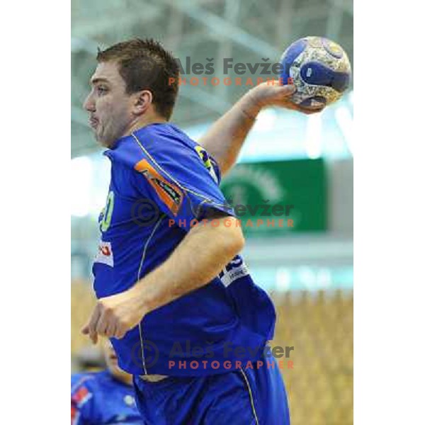 Damir Doborac at the Final of the slovenian handball cup for men 2008 Gold Club - Cimos Koper at Zlatorog hall, Celje 