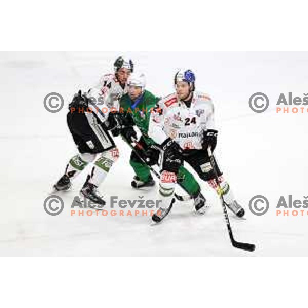 Ales Music of SZ Olimpija in action during Alps League ice-hockey match between SZ Olimpija and Rittner Buam in Ljubljana, Slovenia on December 22, 2020
