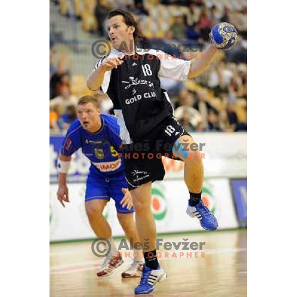 Franjo Lelic at the Final of the slovenian handball cup for men 2008 Gold Club - Cimos Koper at Zlatorog hall, Celje 