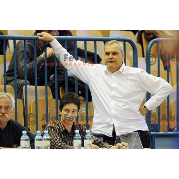 Matjaz Tominec at the Final of the slovenian handball cup for men 2008 Gold Club - Cimos Koper at Zlatorog hall, Celje 