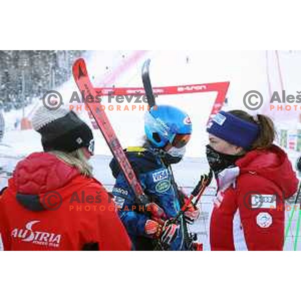 Mikaela Shifrin (USA) during AUDI FIS Alpine Ski World Cup, 57.Golden Fox -Zlata Lisica practice on Podkoren course in Kranjska gora, Slovenia on January 15, 2021