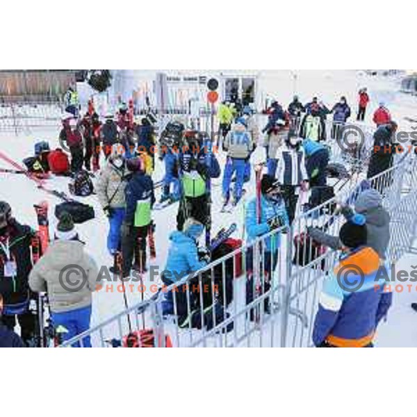 During AUDI FIS Alpine Ski World Cup, 57.Golden Fox -Zlata Lisica practice on Podkoren course in Kranjska gora, Slovenia on January 15, 2021