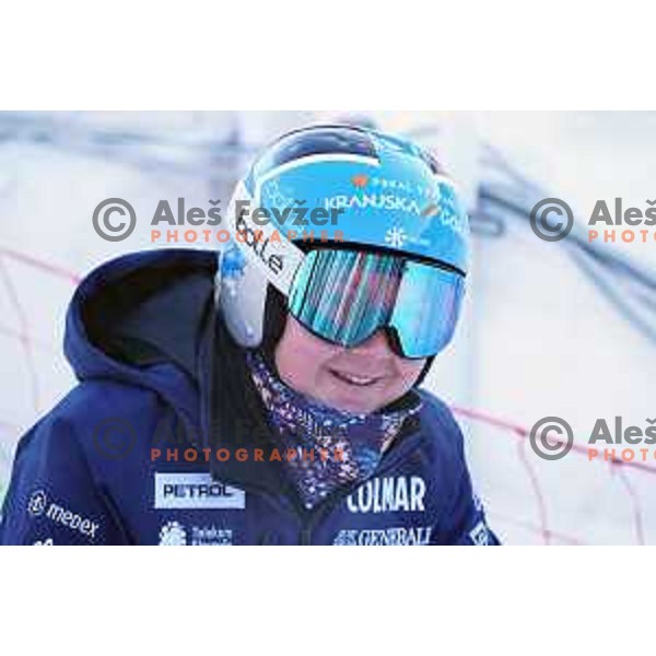 Meta Hrovat during AUDI FIS Alpine Ski World Cup, 57.Golden Fox -Zlata Lisica practice on Podkoren course in Kranjska gora, Slovenia on January 15, 2021