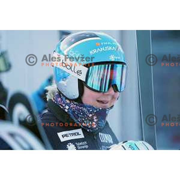 Meta Hrovat during AUDI FIS Alpine Ski World Cup, 57.Golden Fox -Zlata Lisica practice on Podkoren course in Kranjska gora, Slovenia on January 15, 2021