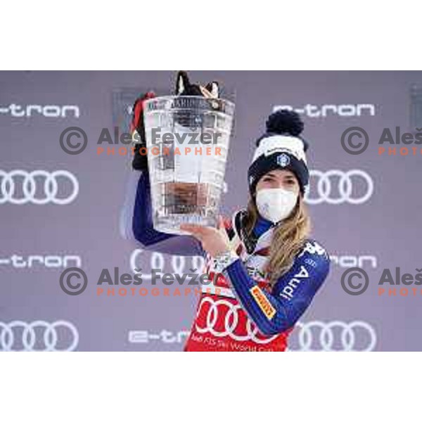 Marta Bassino (ITA), winner of AUDI FIS World Cup Giant Slalom for 57.Golden Fox-Zlata Lisica, Kranjska gora, Slovenia on January 17, 2021