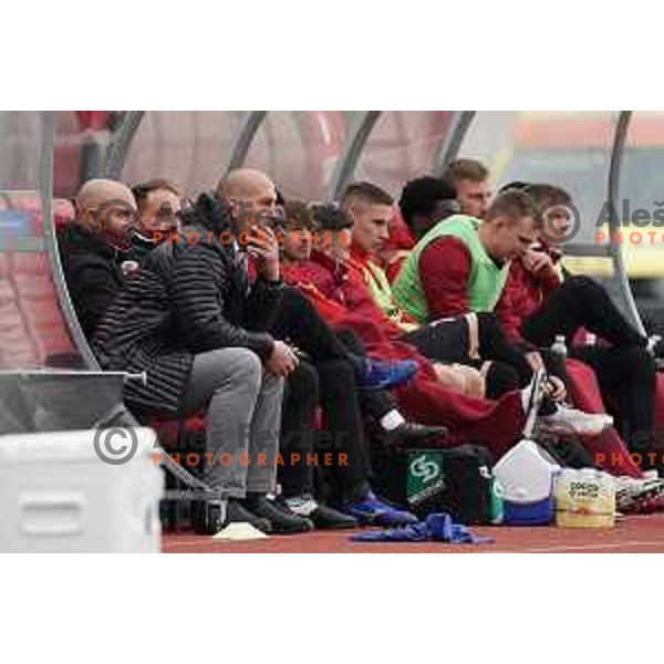 Igor Bozic, head coach of Tabor Sezana during Prva Liga Telekom Slovenije 2020-2021 football match between Bravo and Tabor Sezana in Ljubljana on February 6, 2021