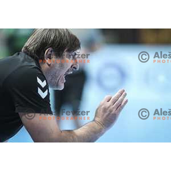 Vlado Sola in action during EHF Champions League handball match between Celje Pivovarna Lasko and Zagreb in Zlatorog Arena, Celje, Slovenia on February 9, 2021