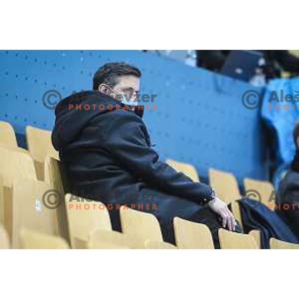 in action during EHF Champions League handball match between Celje Pivovarna Lasko and Zagreb in Zlatorog Arena, Celje, Slovenia on February 9, 2021