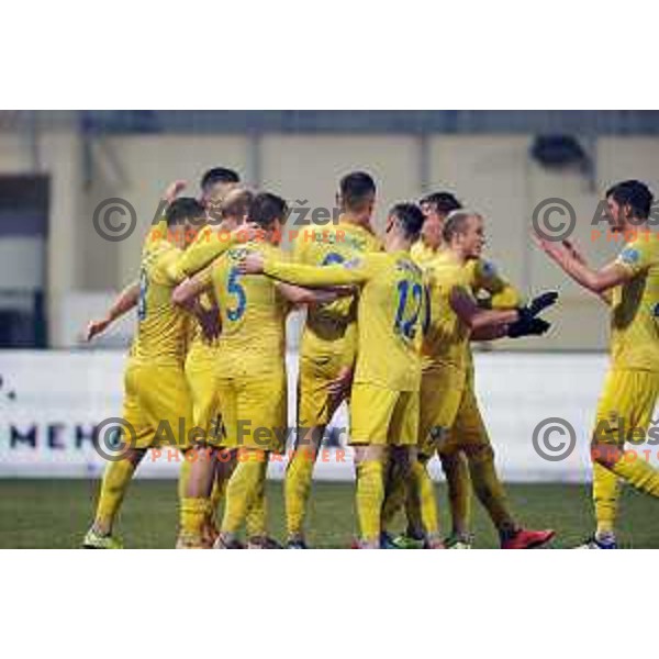 Janez Pisek, Zeni Humsani during Prva Liga Telekom Slovenije 2020-2021 football match between Domzale and Maribor in Domzale, Slovenia on February 10, 2021