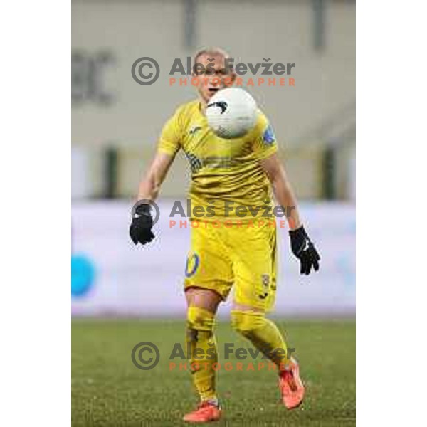 Zeni Husmani in action during Prva Liga Telekom Slovenije 2020-2021 football match between Domzale and Maribor in Domzale, Slovenia on February 10, 2021