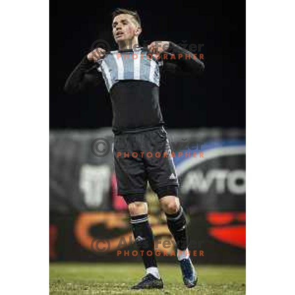 in action during Prva liga Telekom Slovenije football match between Mura and Tabor in Fazanerija, Murska Sobota, Slovenia on February 11, 2021