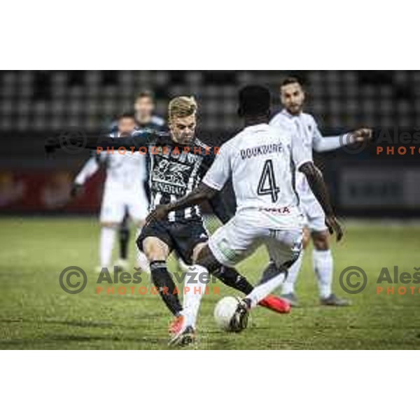  in action during Prva liga Telekom Slovenije football match between Mura and Tabor in Fazanerija, Murska Sobota, Slovenia on February 11, 2021