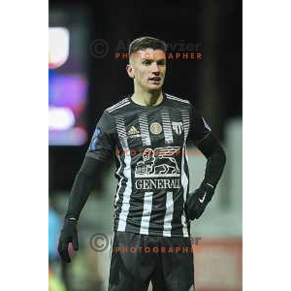 in action during Prva liga Telekom Slovenije football match between Mura and Tabor in Fazanerija, Murska Sobota, Slovenia on February 11, 2021