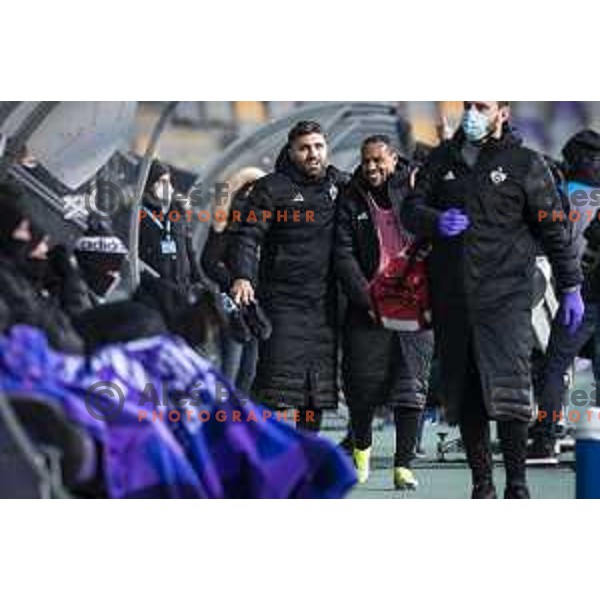 Marcos Tavares in action during Prva liga Telekom Slovenije football match between Maribor and Bravo in Ljudski vrt, Maribor, Slovenia on February 13, 2021