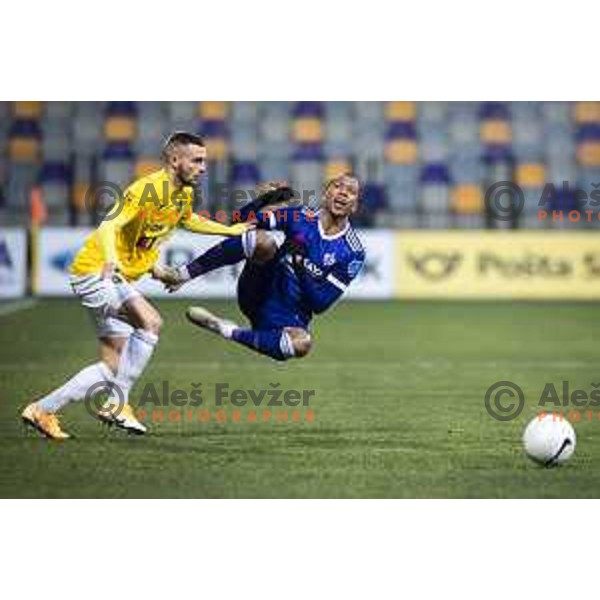Felipe Dos Santos in action during Prva liga Telekom Slovenije football match between Maribor and Bravo in Ljudski vrt, Maribor, Slovenia on February 13, 2021