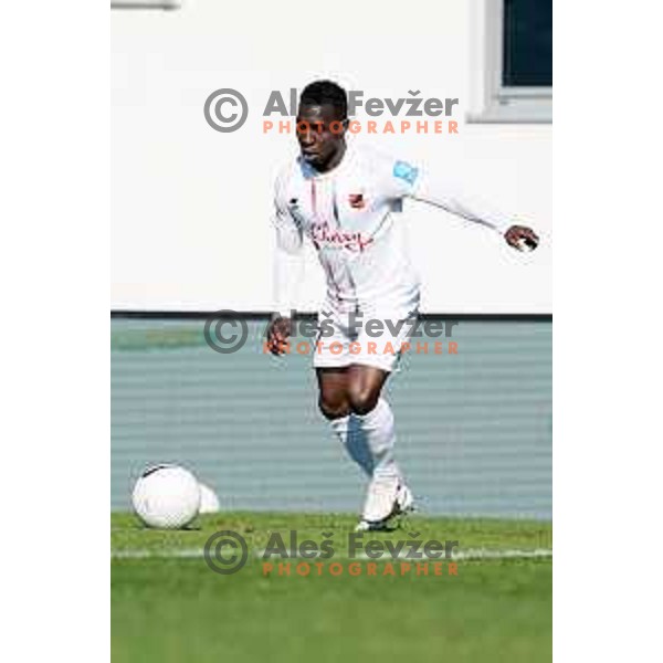 Aldair Balde in action during Prva Liga Telekom Slovenije 2020-2021 football match between Tabor and Aluminij in Sezana on February 14, 2021