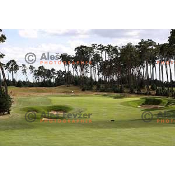 Penati Legend golf course 18 holes, designed by Jack Nicklaus in Sajdikove Humence, Slovakia, photographed on August 27, 2020