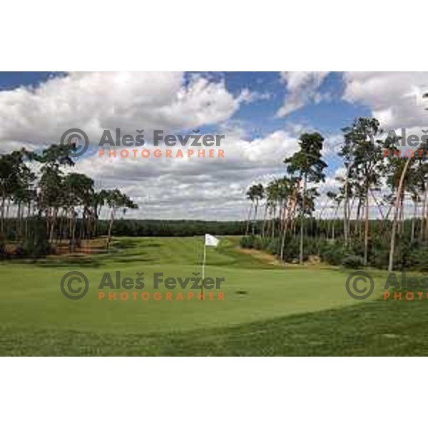 Penati Legend golf course 18 holes, designed by Jack Nicklaus in Sajdikove Humence, Slovakia, photographed on August 27, 2020