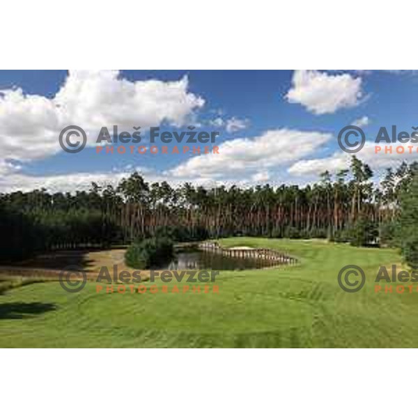 Penati Legend golf course 18 holes, designed by Jack Nicklaus in Sajdikove Humence, Slovakia, photographed on August 27, 2020