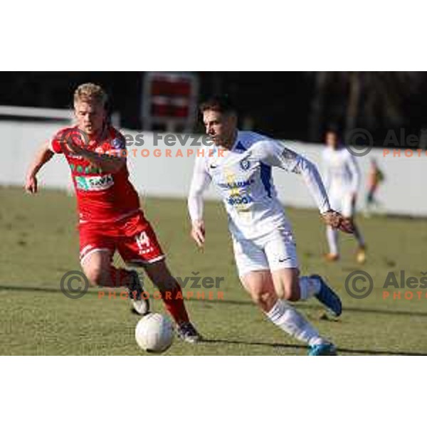 Marcel Cermak in action during Prva Liga Telekom Slovenije 2020-2021 football match between Aluminij and Celje in Kidricevo on February 17, 2021