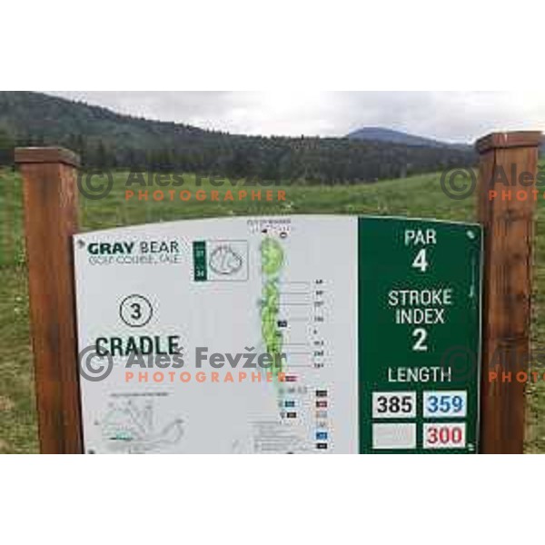 Grey Bear golf course in Tale, Slovakia, photographed on August 29, 2020