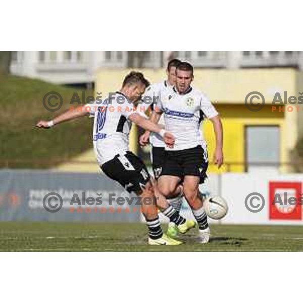 Dare Vrsic in action during Prva Liga Telekom Slovenije 2020-2021 football match between Bravo and Koper in Ljubljana on February 20, 2021