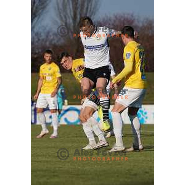 Dare Vrsic in action during Prva Liga Telekom Slovenije 2020-2021 football match between Bravo and Koper in Ljubljana on February 20, 2021