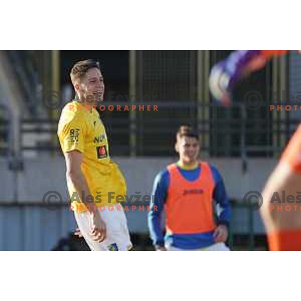 Milan Tucic in action during Prva Liga Telekom Slovenije 2020-2021 football match between Bravo and Koper in Ljubljana on February 20, 2021