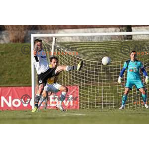 Dare Vrsic in action during Prva Liga Telekom Slovenije 2020-2021 football match between Bravo and Koper in Ljubljana on February 20, 2021