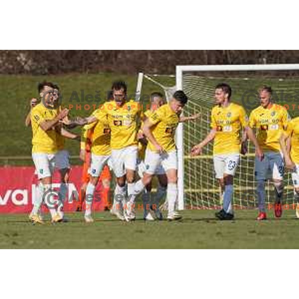 in action during Prva Liga Telekom Slovenije 2020-2021 football match between Bravo and Koper in Ljubljana on February 20, 2021