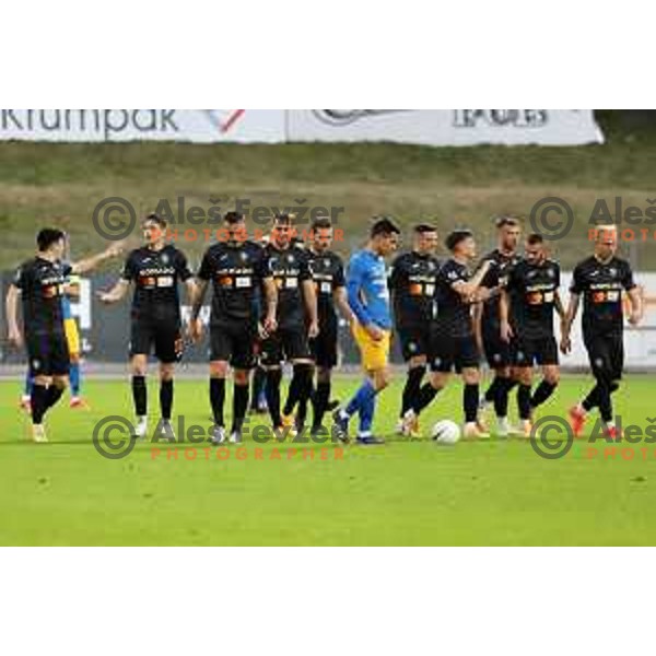 in action during Prva liga Telekom Slovenije 2020-2021 football match between Celje and Bravo in Celje on February 24, 2021