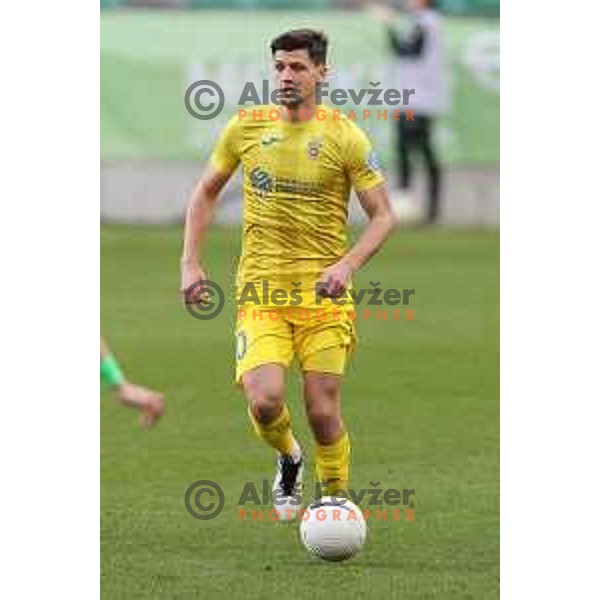 Sven Sostaric Karic in action during Prva Liga Telekom Slovenië 2020-2021 football match between Olimpija and Domzale in SRC Stozice, Ljubljana, Slovenia on February 24,2021