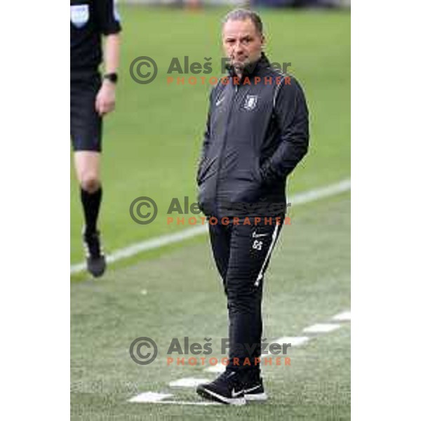 Goran Stankovic in action during Prva Liga Telekom Slovenië 2020-2021 football match between Olimpija and Domzale in SRC Stozice, Ljubljana, Slovenia on February 24,2021