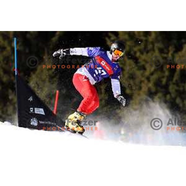 Snowboard World Championships in Parallel Slalom at Rogla Ski resort, Slovenia on March 2, 2021