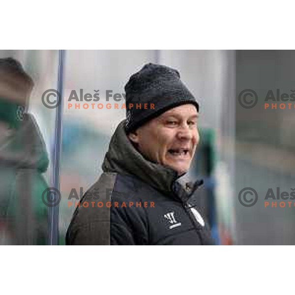 Raimo Summanen during Alps league ice-hockey match between SZ Olimpija and Acroni Jesenice in Ljubljana, Slovenia on March 3, 2021