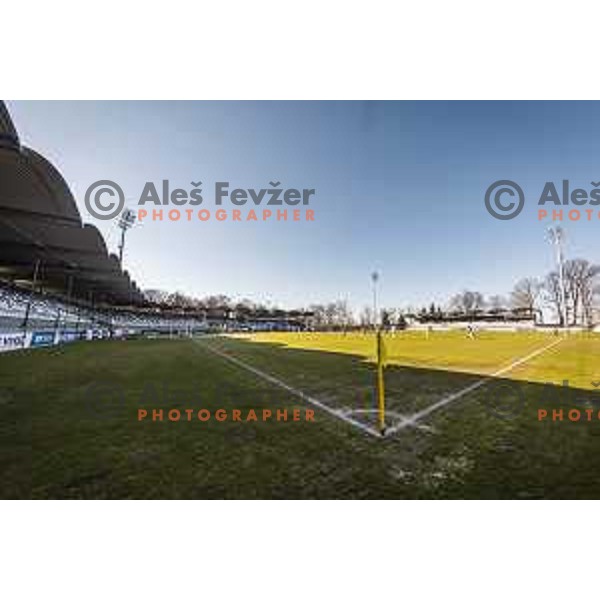 in action during Prva liga Telekom Slovenije football match between Mura and Aluminij in Fazanerija, Murska Sobota, Slovenia on March 6, 2021