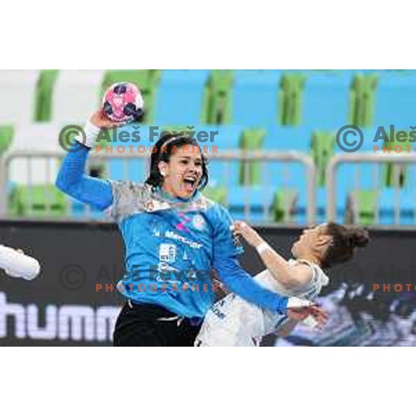 Samara Da Silva Vieira during EHF Champions League Women eight-final 2020-2021 handball match between Krim Mercator (SLO) and CSKA (RUS) in Ljubljana, Slovenia on March 6, 2021