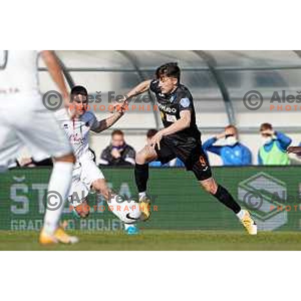 Martin Kramaric in action during Prva Liga Telekom Slovenije 2020-2021 football match between Tabor CB 24 Sezana and Bravo in Sezana on March 7, 2021