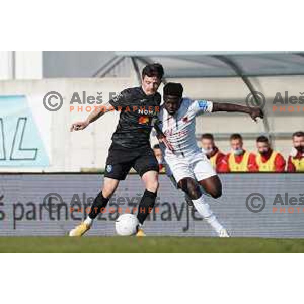 Martin Kramaric in action during Prva Liga Telekom Slovenije 2020-2021 football match between Tabor CB 24 Sezana and Bravo in Sezana on March 7, 2021